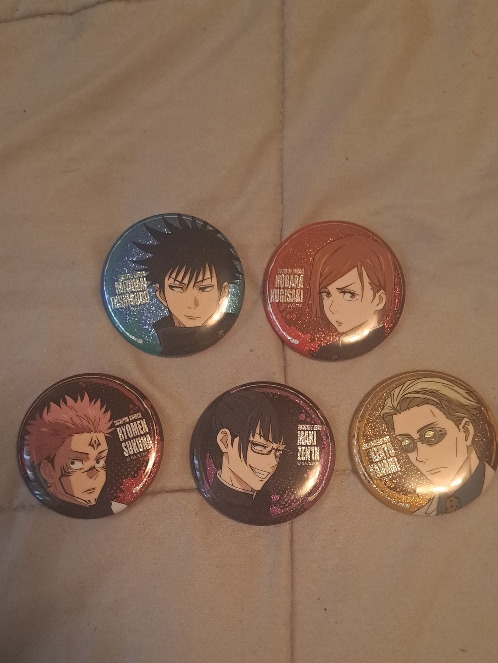 JJK Button Pin Set